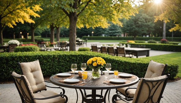 Misez sur le confort avec nos ensembles table et chaise extérieurs